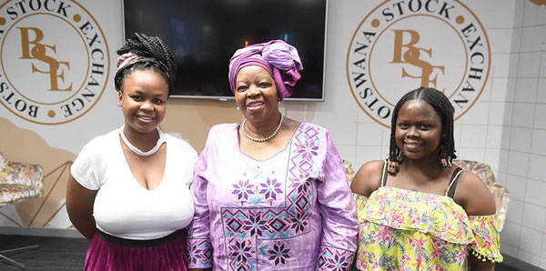 The Botswana Stock Exchange Limited (BSEL), like all the stock exchanges around the world, celebrated the International Women’s Day with the Co-Chair of the Global HIV Prevention Coalition and the Co-Chair of the Nursing Now Global Campaign, Professor Sheila Tlou